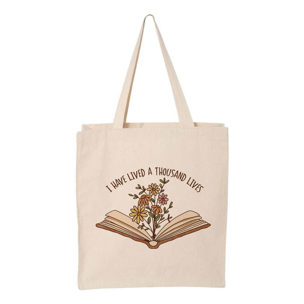 I Have Lived A Thousand Lives Tote Bag: Natural