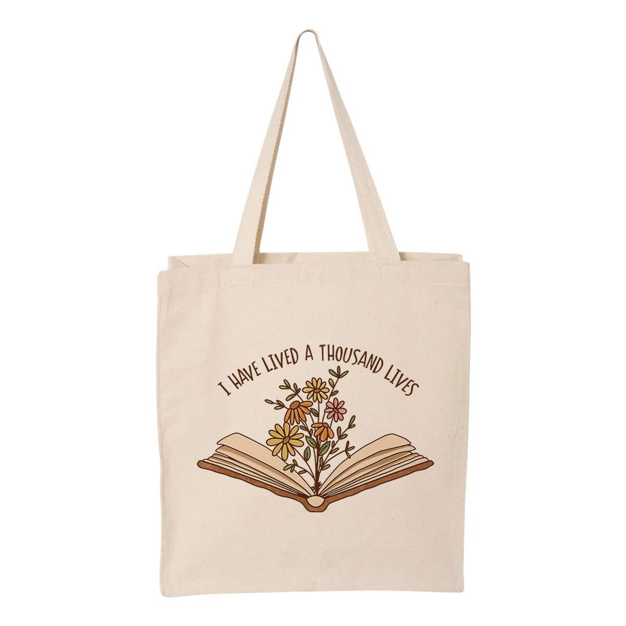 I Have Lived A Thousand Lives Tote Bag: Natural