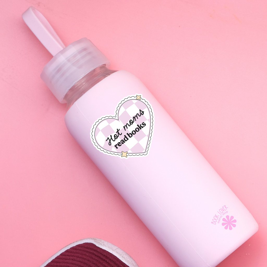 Hot Moms Read Books Stickers / Bookish Stickers / Book Lover: 2''