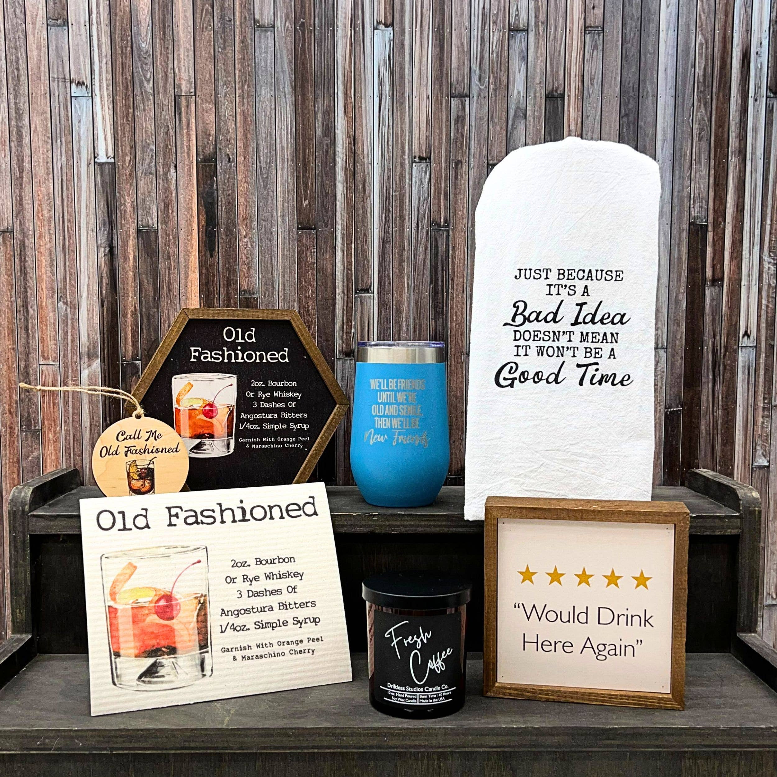 Fresh Coffee Soy Candles -10oz Candle Jar + Lid Black Label