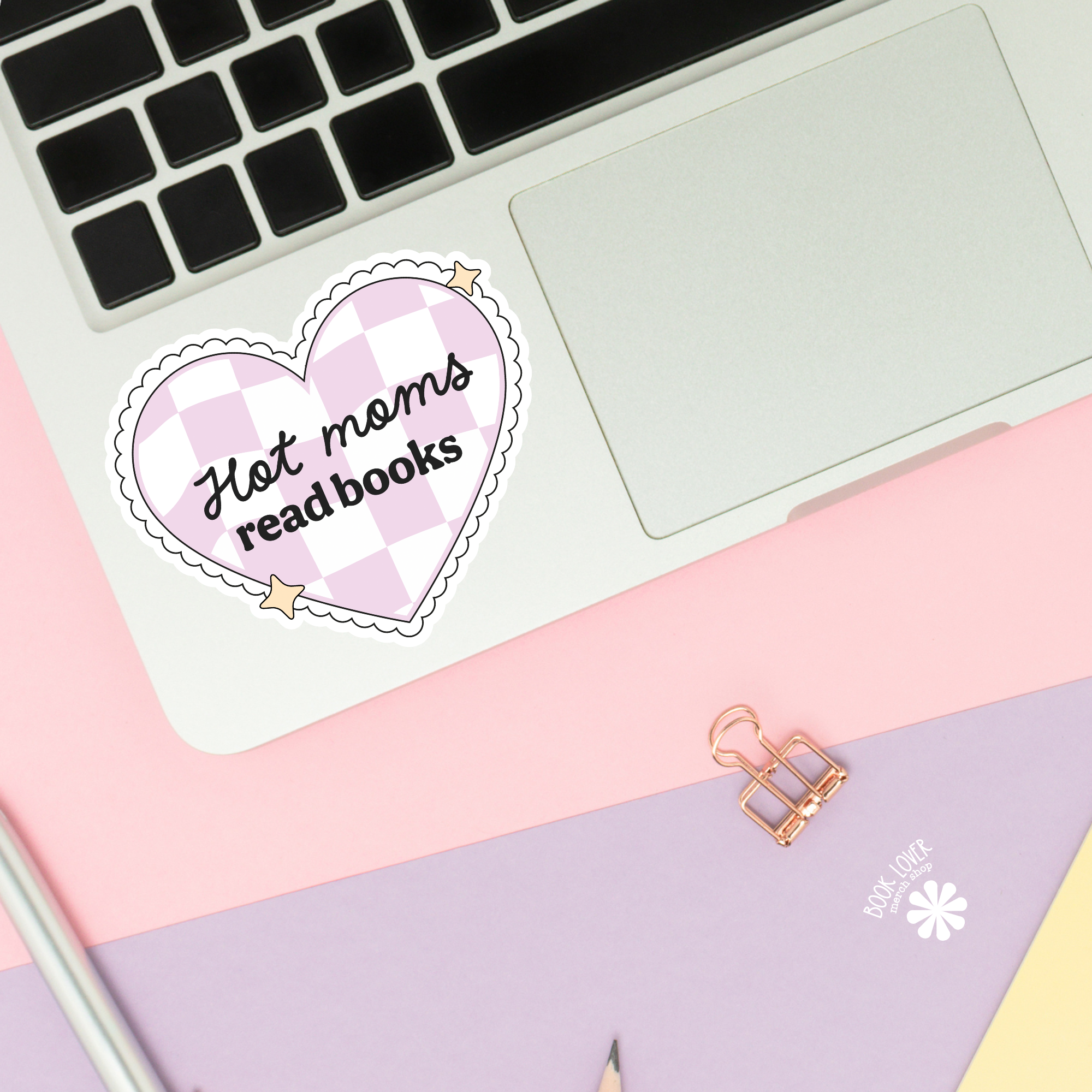 Hot Moms Read Books Stickers / Bookish Stickers / Book Lover: 2''
