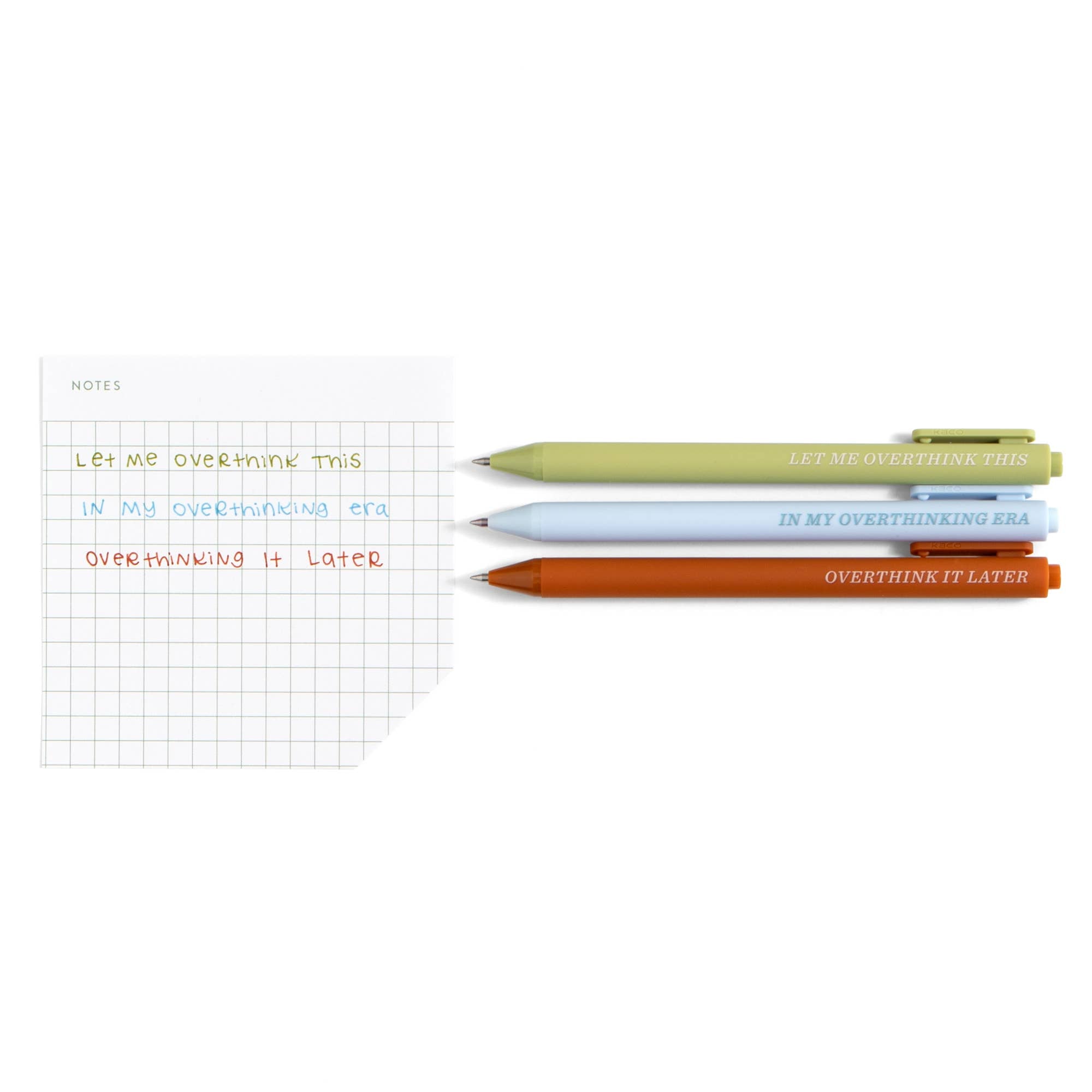The Overthinker Pen Set