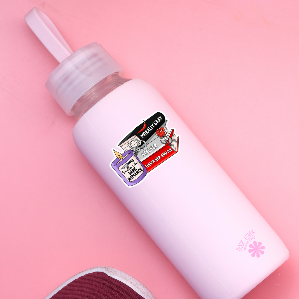 Smells Like Dark Romance Stickers / Bookish Stickers / Book : 2''