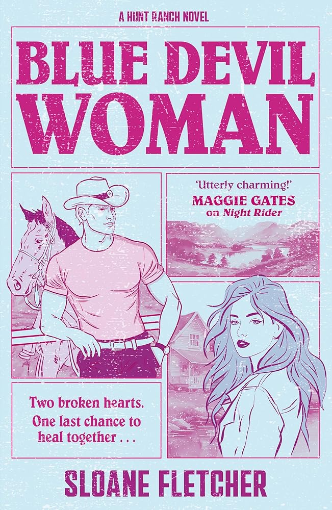 Blue Devil Woman: the BRAND-NEW must-read emotional, heartbreaking, second-chance, brother’s best friend, childhood-friends-to-lovers cowboy romance, perfect for spring 2026 (Hunt Ranch) (Book 2) cover image