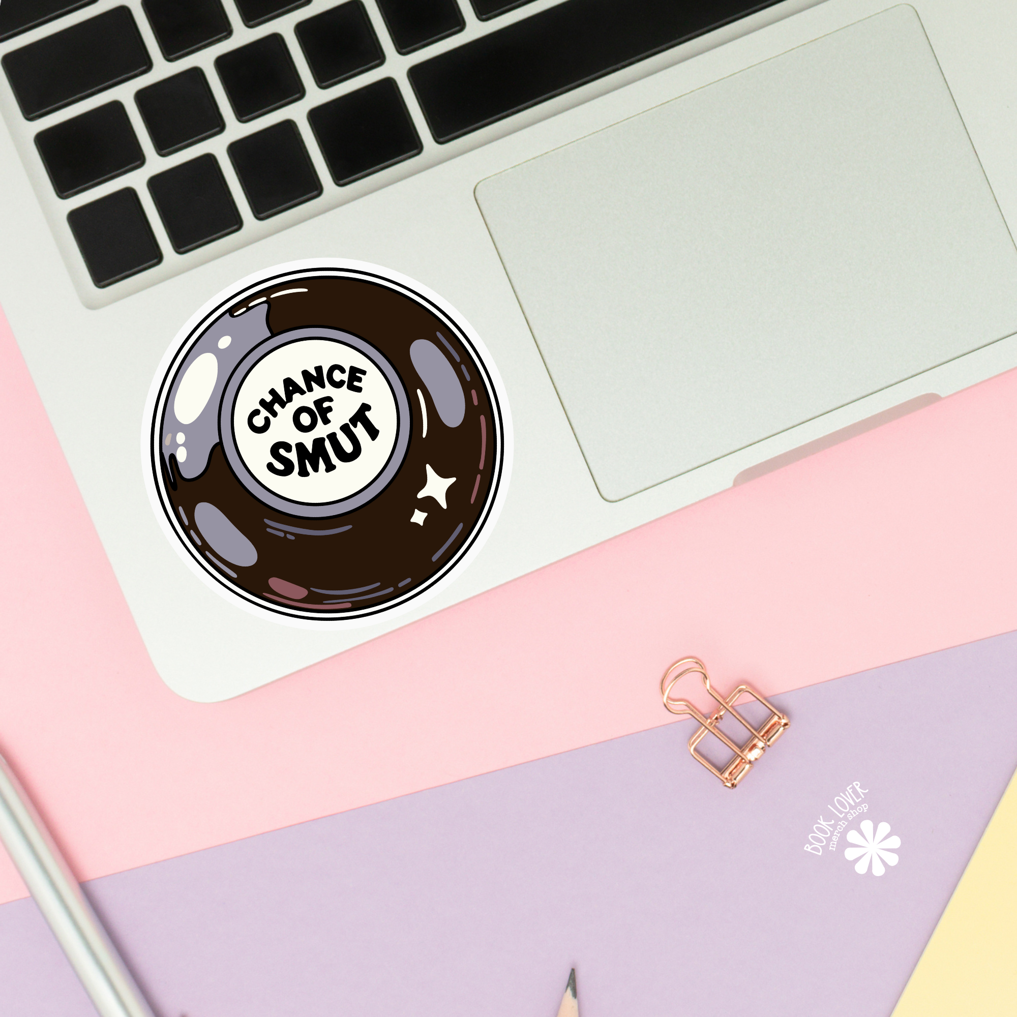 Chance of Smut Stickers / Bookish Stickers / Book Lover Gift: 2''