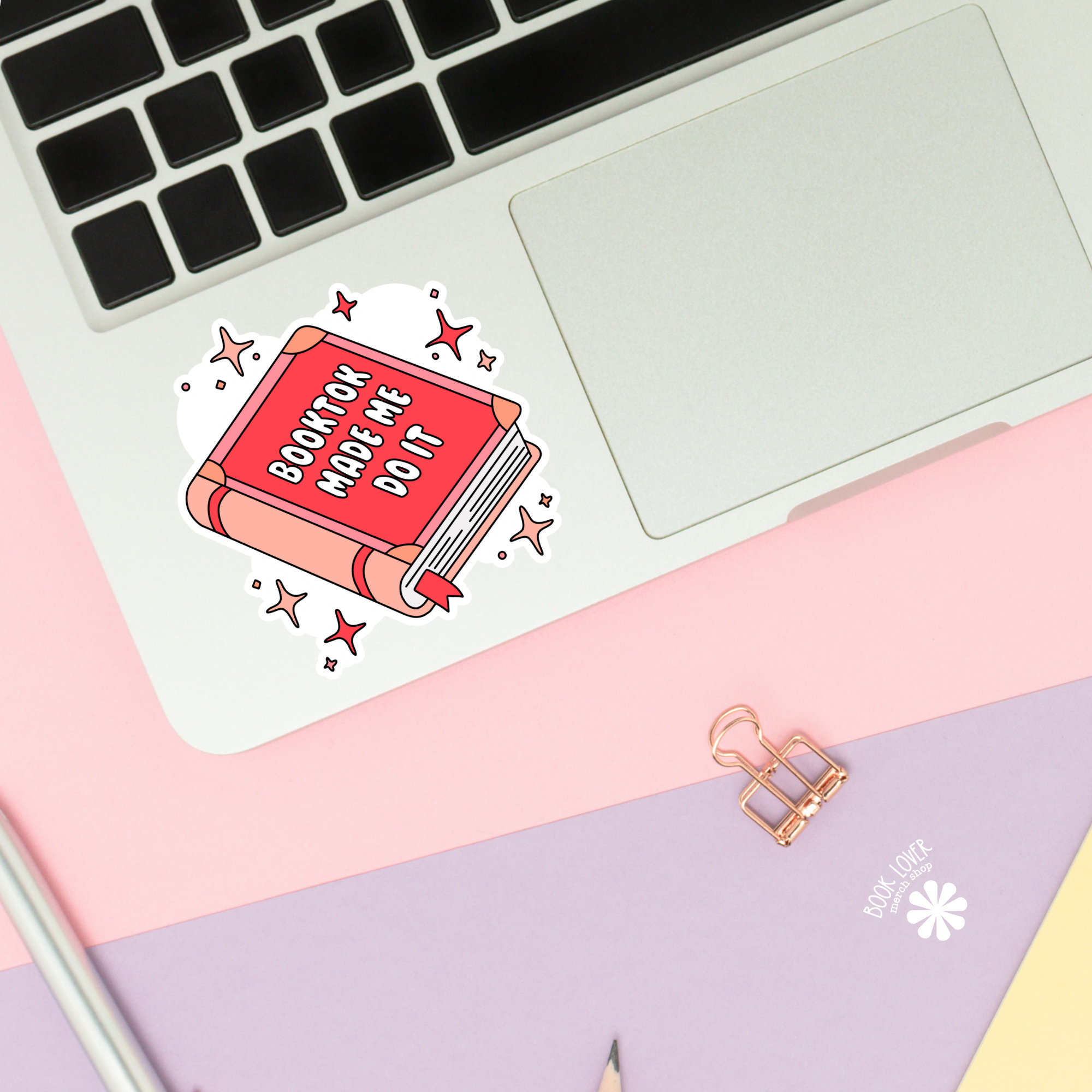 Booktok Made Me Do It Stickers / Bookish Stickers / Book: 2''