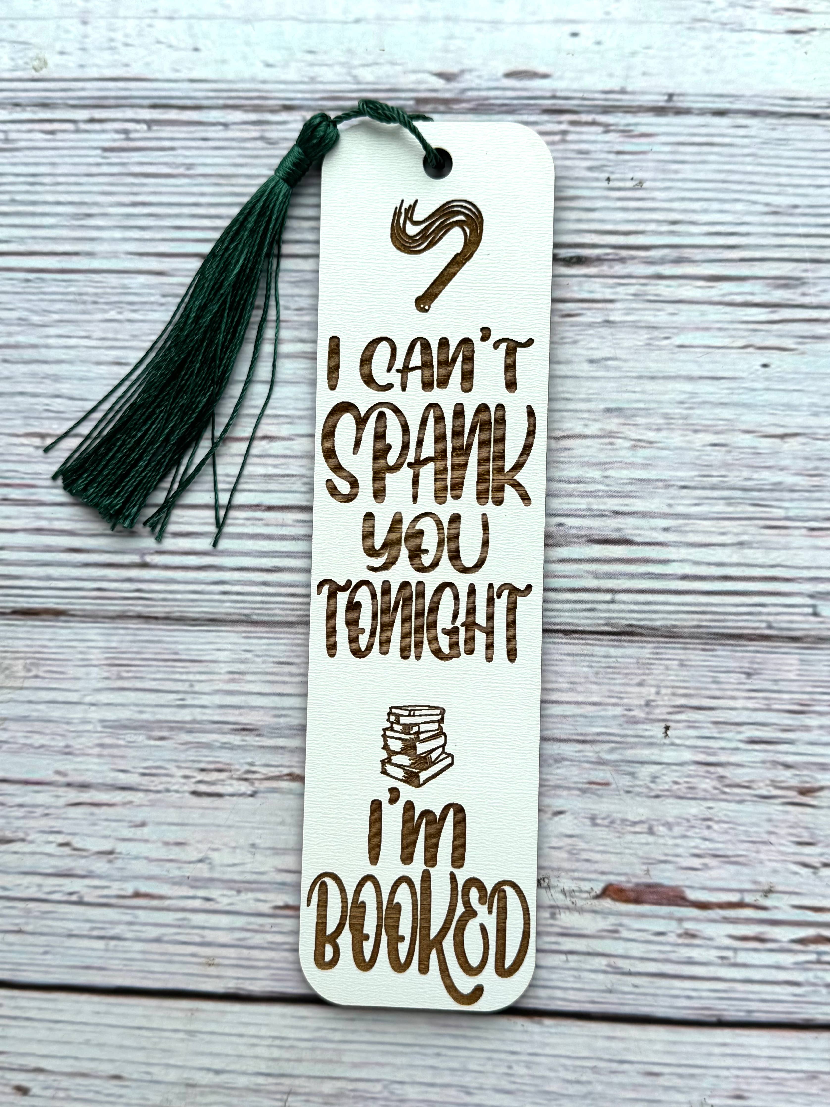 Engraved Adult-Themed Bookmarks – 1/8” White MDF | Spicy Lit: Smut slut